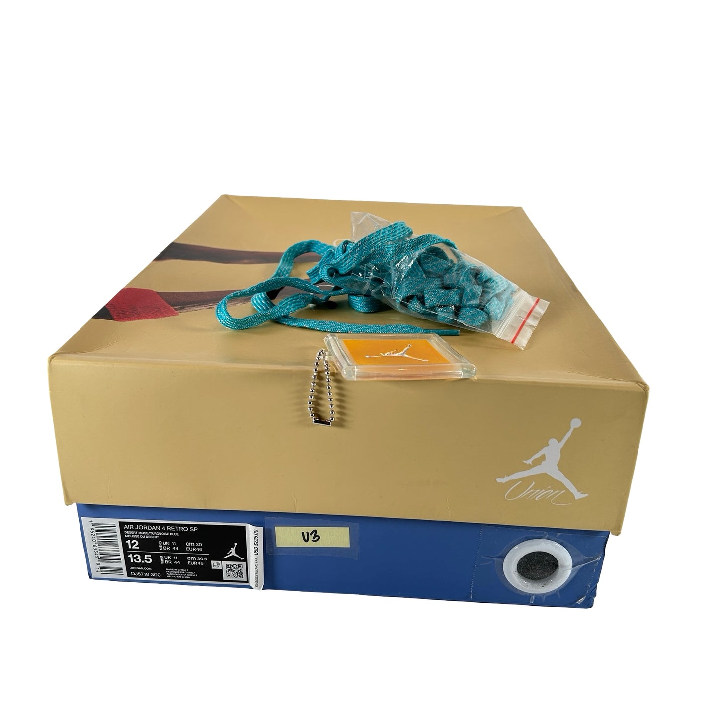 DJ5718 300 Jordan 4 Retro SP 30th Anniversary Union Desert Moss [USED] - 12 M (Used3)