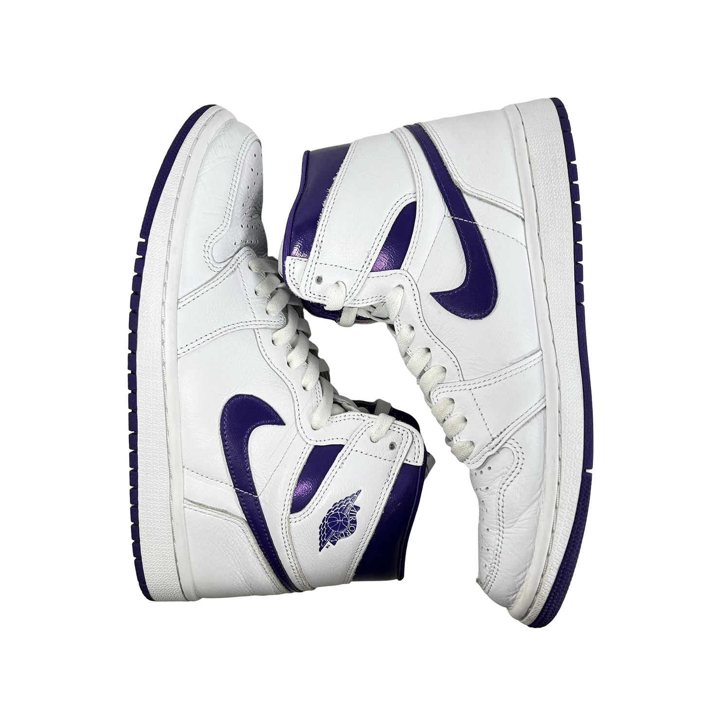 CD0461 151 Wmns Jordan 1 Retro High Court Purple [USED] - 8 W (Used)