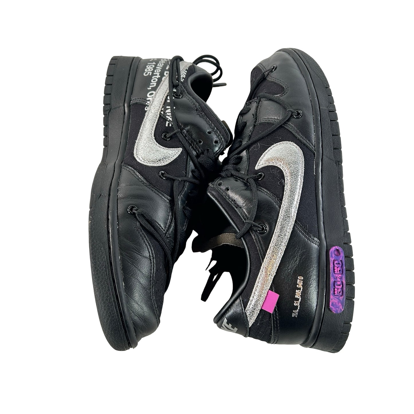 DM1602 001 Nike Dunk Low Off-White Lot 50 [USED] - 10 M (Used)