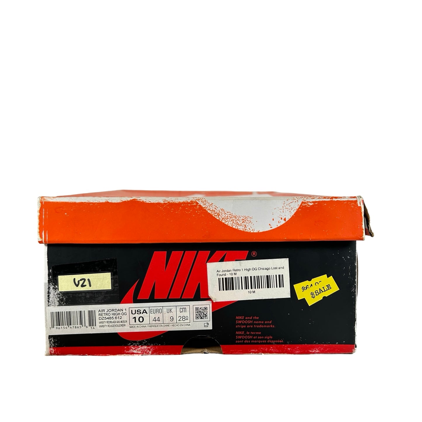DZ5485 612 Jordan 1 Retro High OG Chicago Lost and Found [USED] - 10 M (Used21)