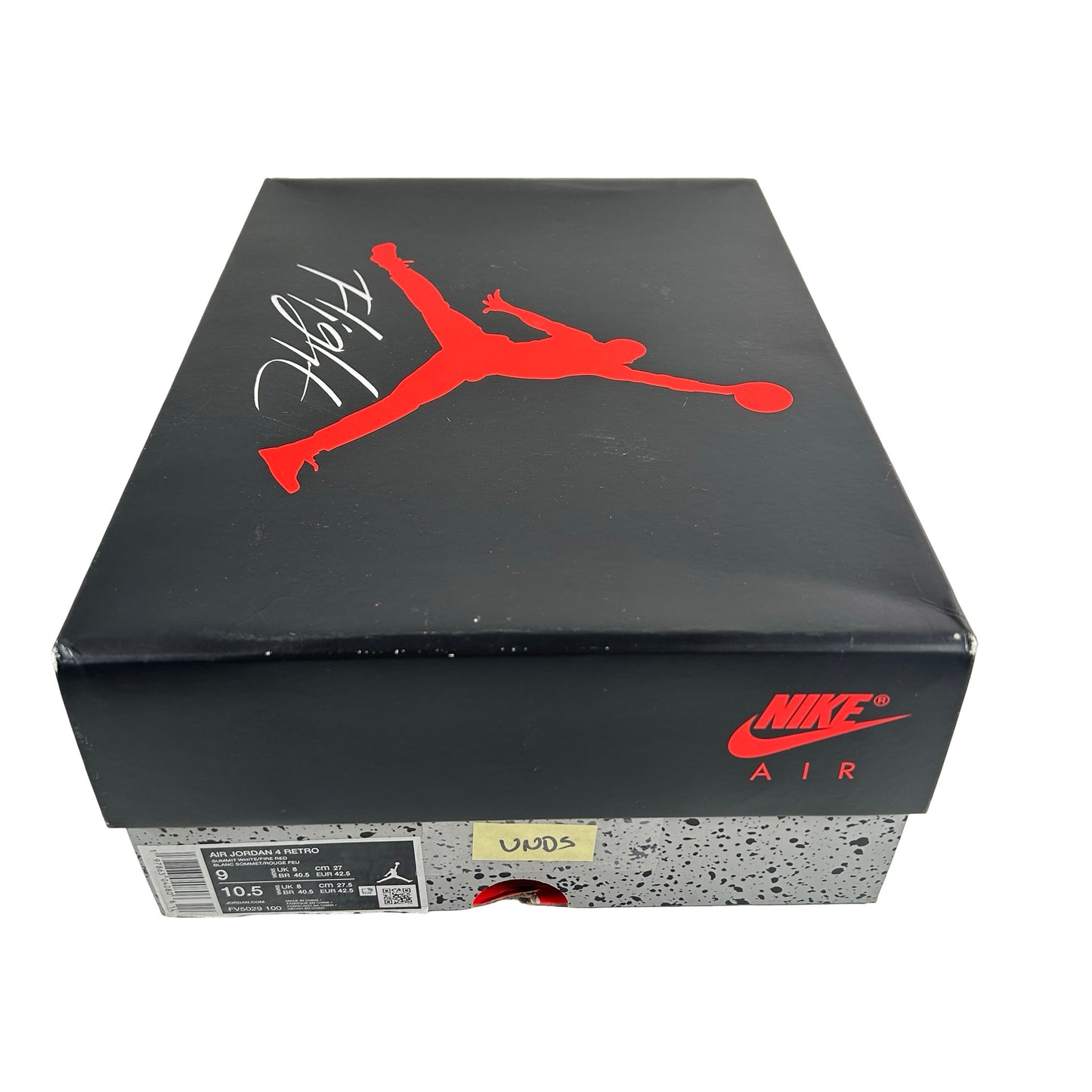 FV5029 100 Jordan 4 Retro White Cement (2025) [USED] - 9 M (VNDS)