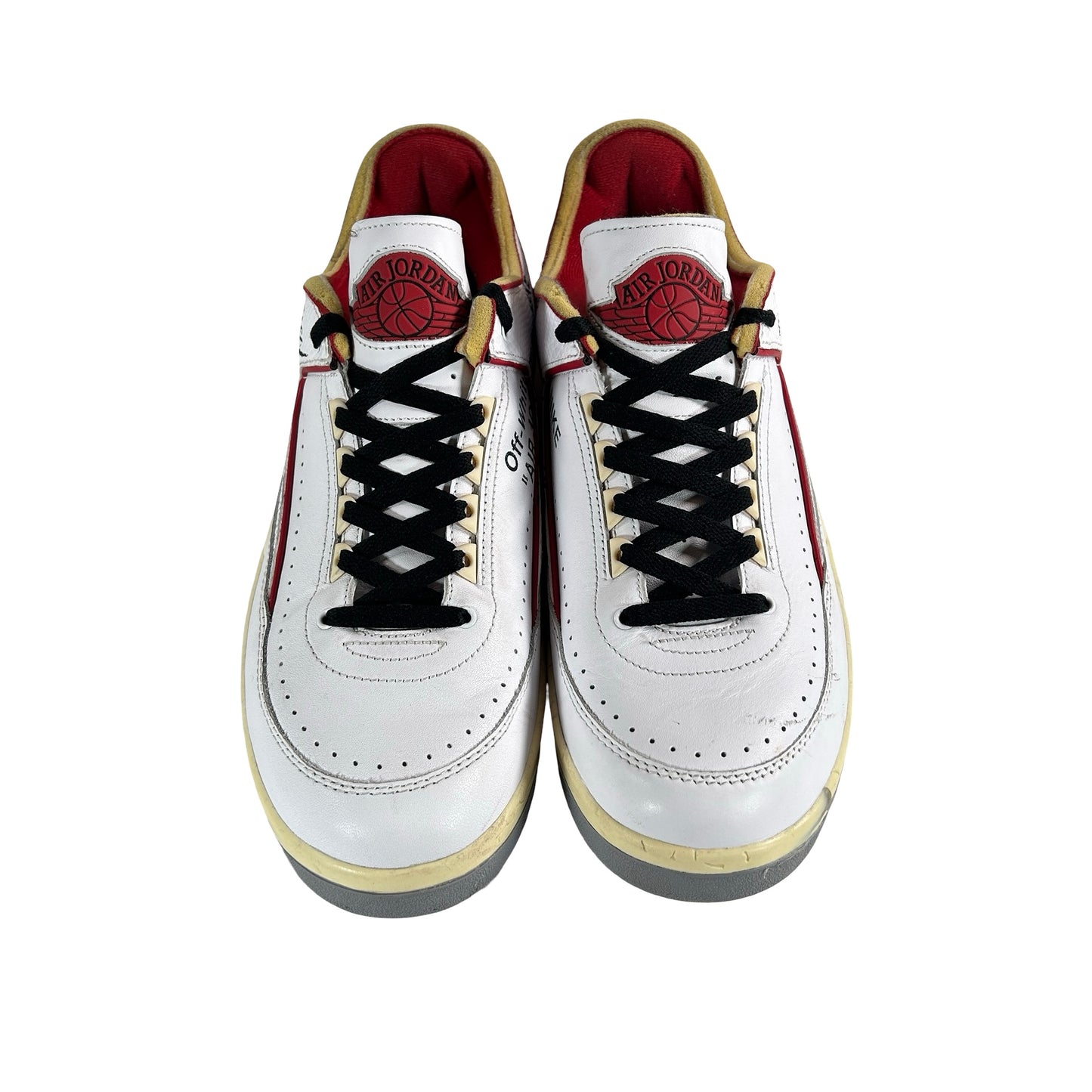 DJ4375 106 Jordan 2 Retro Low SP Off-White White Red [USED] - 12 M (Used) (No Box)