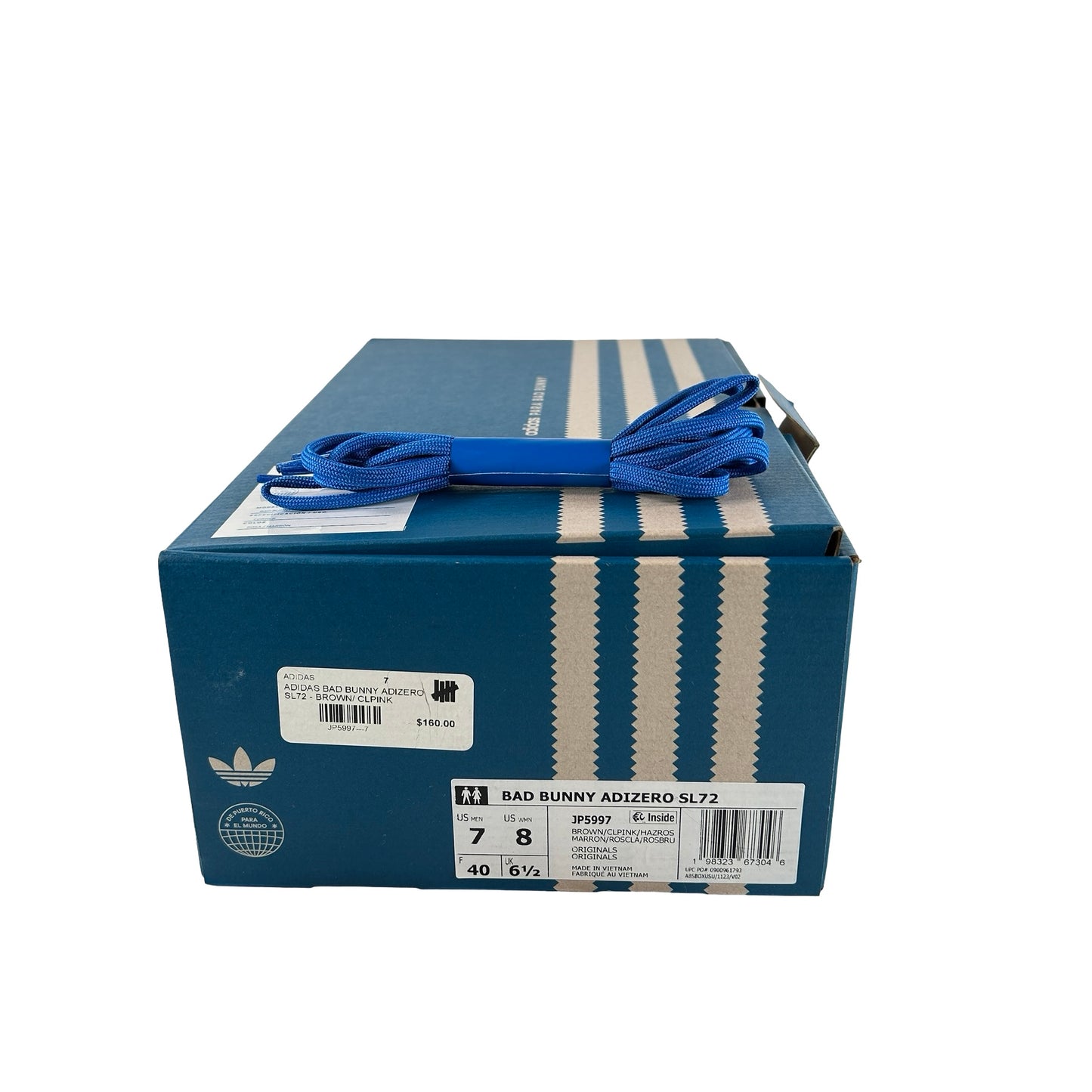 JP5997 Adidas Adizero SL 72 Bad Bunny Brown Clear Pink [USED] - 7 M (Used)