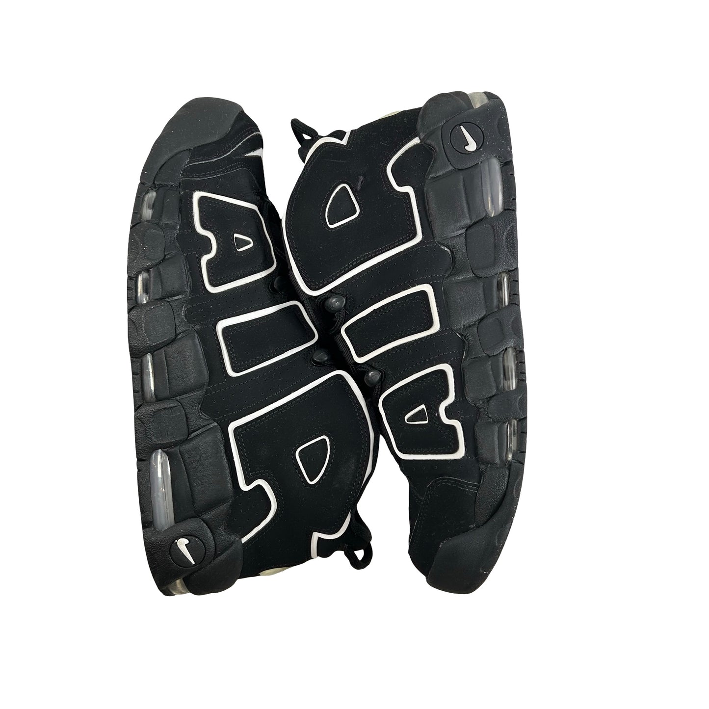 414962 002 Nike Air More Uptempo Black White [USED] - 11.5 M (Used) (Replace Box)
