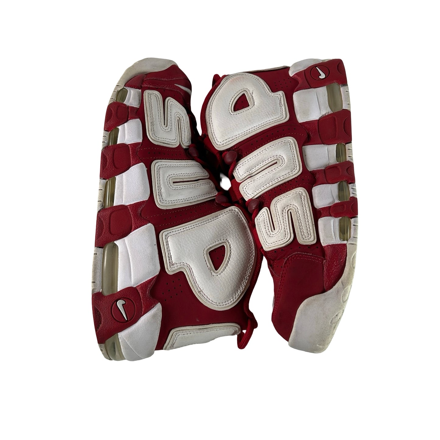 902290 600 Nike Air More Uptempo Supreme Suptempo Red [USED] - 10 M (Used)