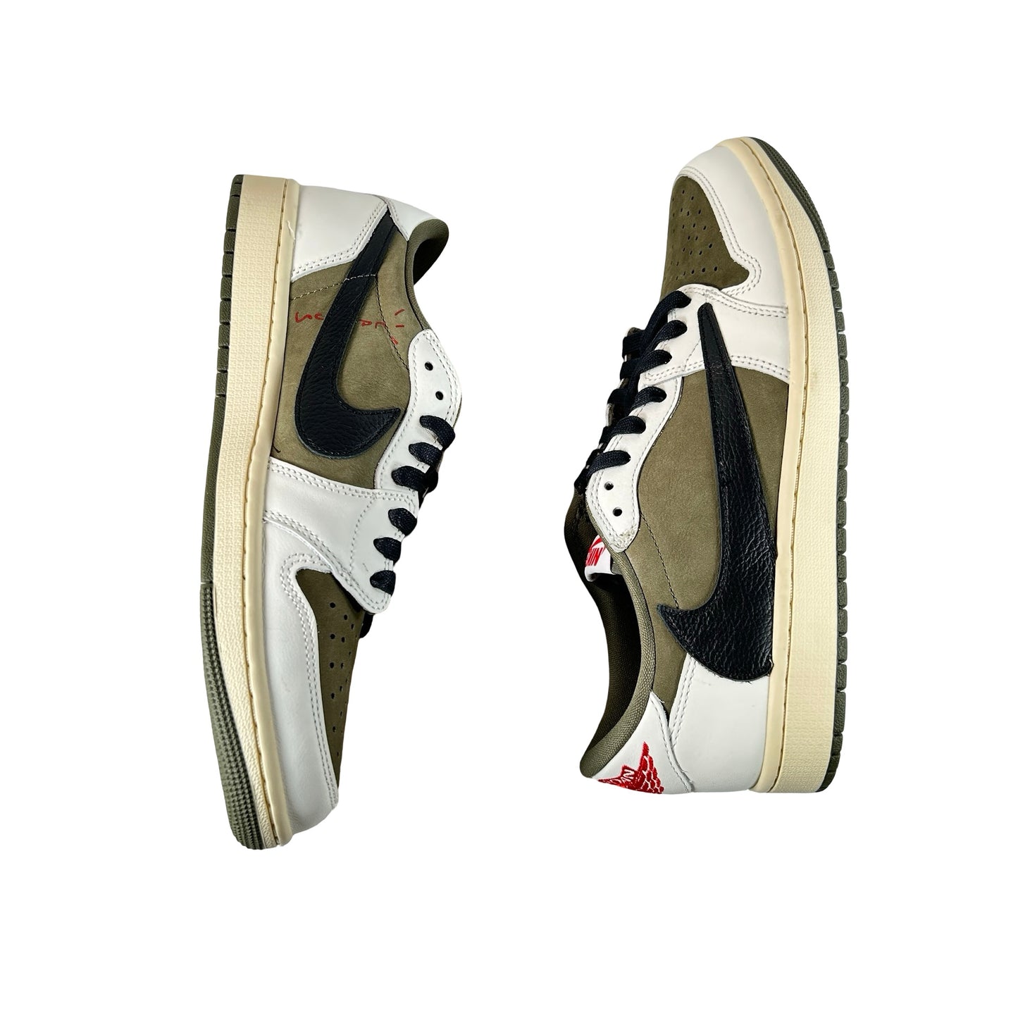 DM7866 200 Jordan 1 Retro Low OG SP Travis Scott Medium Olive [USED] - 10 M (VNDS)