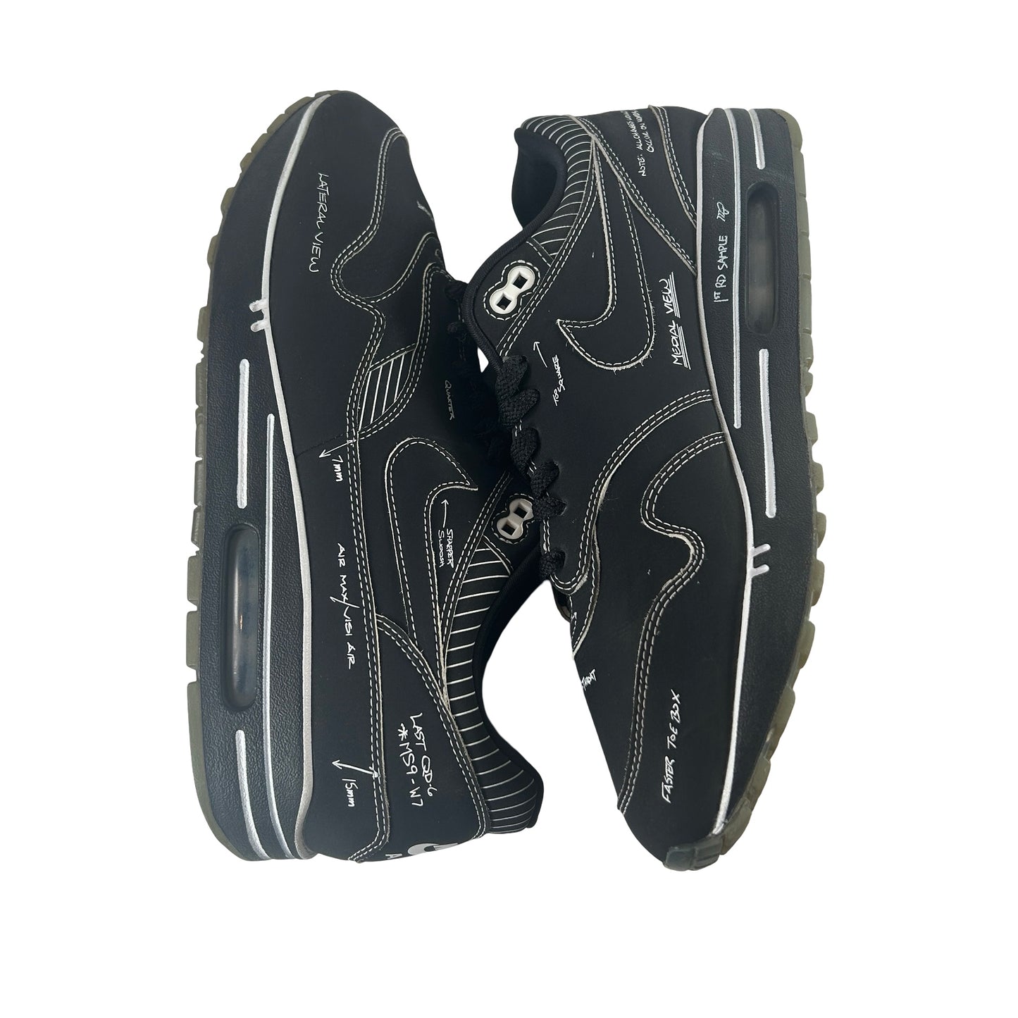 CJ4286 001 Nike Air Max 1 Tinker Sketch to Shelf Black [USED] - 10.5 M (Used) (No Box)