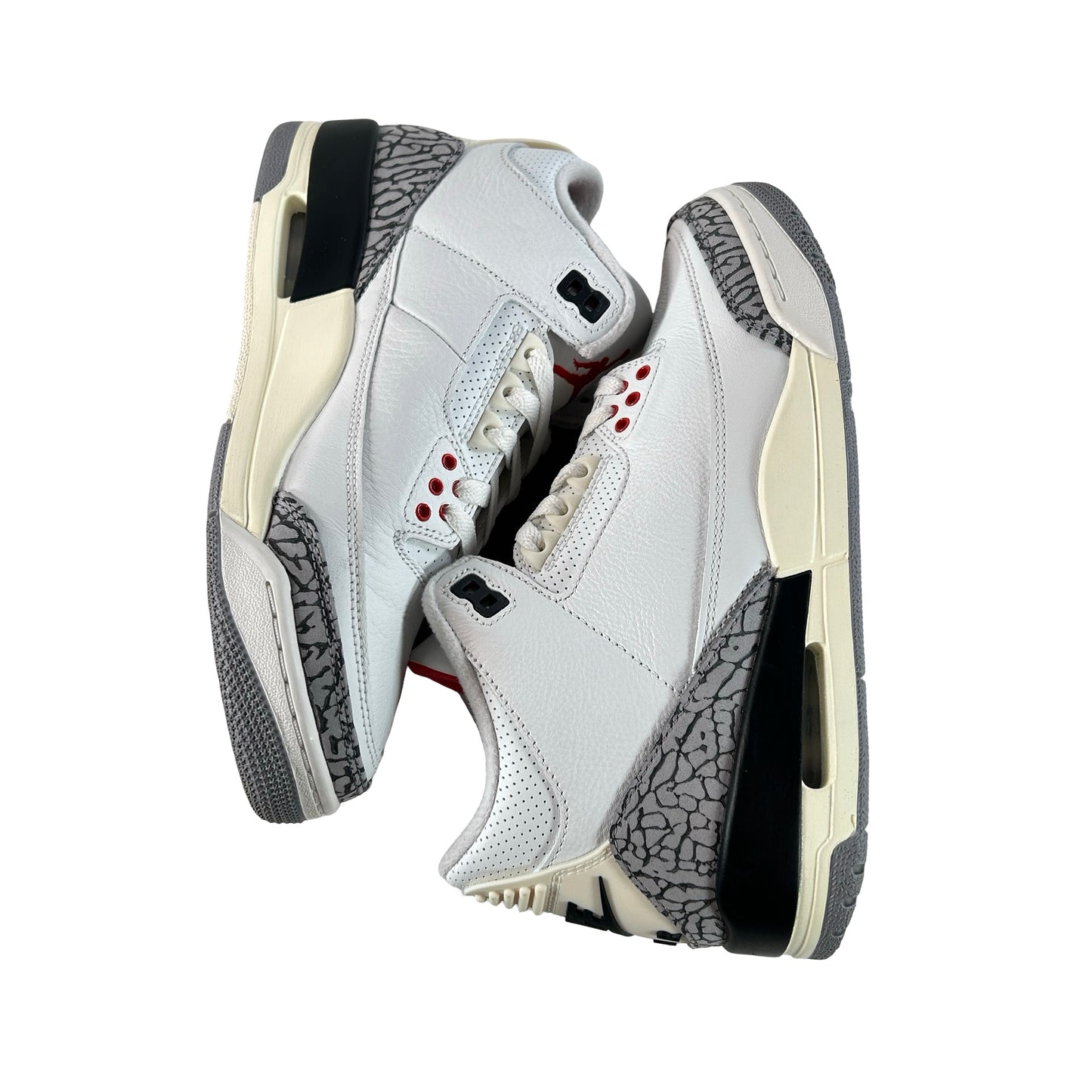 DN3707 100 Jordan 3 Retro White Cement Reimagined [USED] - 7.5 M (Used3)