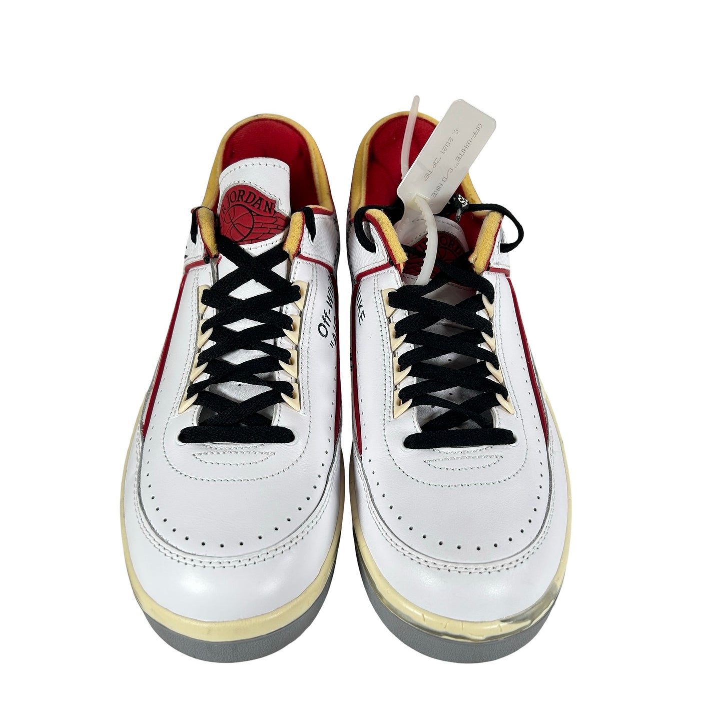 DJ4375 106 Jordan 2 Retro Low SP Off-White White Red [USED] - 11 M (VNDS)