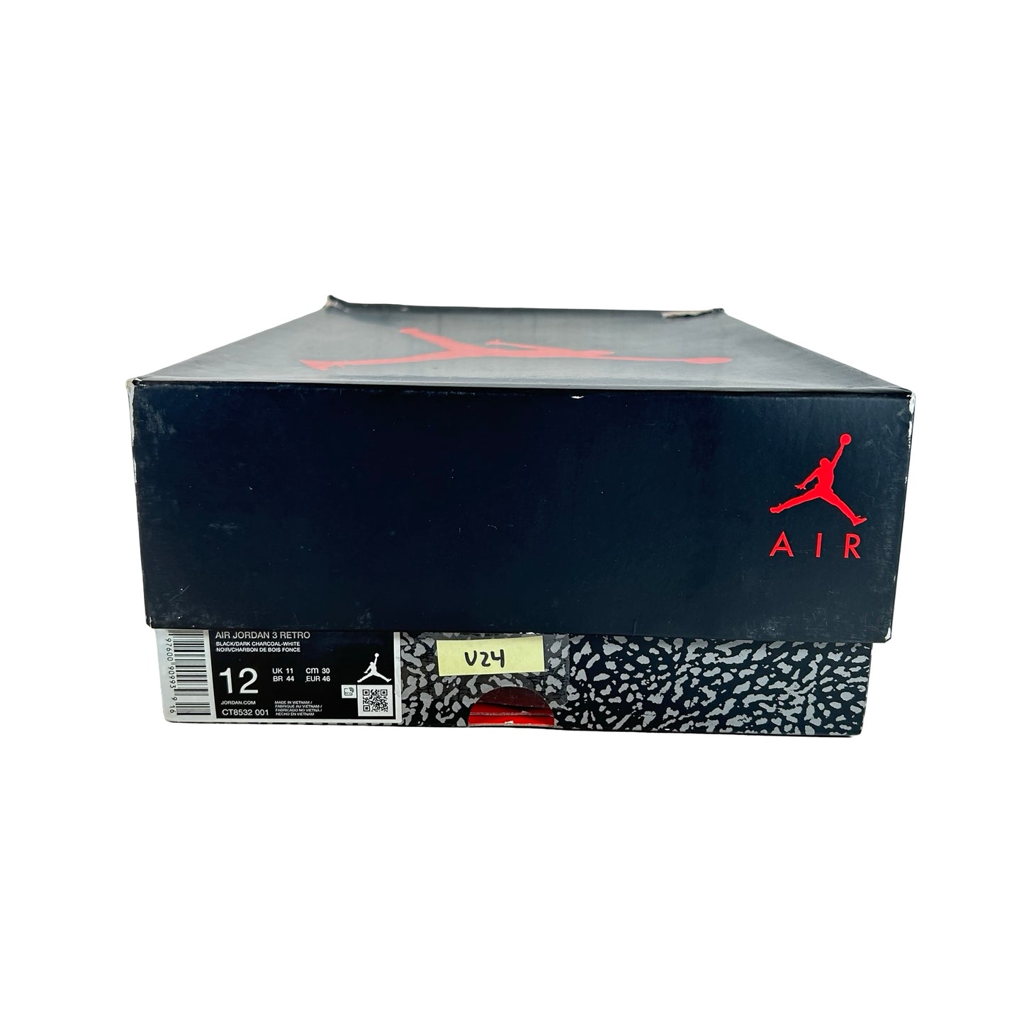 DN3707 010 Jordan 3 Retro Black Cement Reimagined (2024) [USED] - 12 M (Used24)