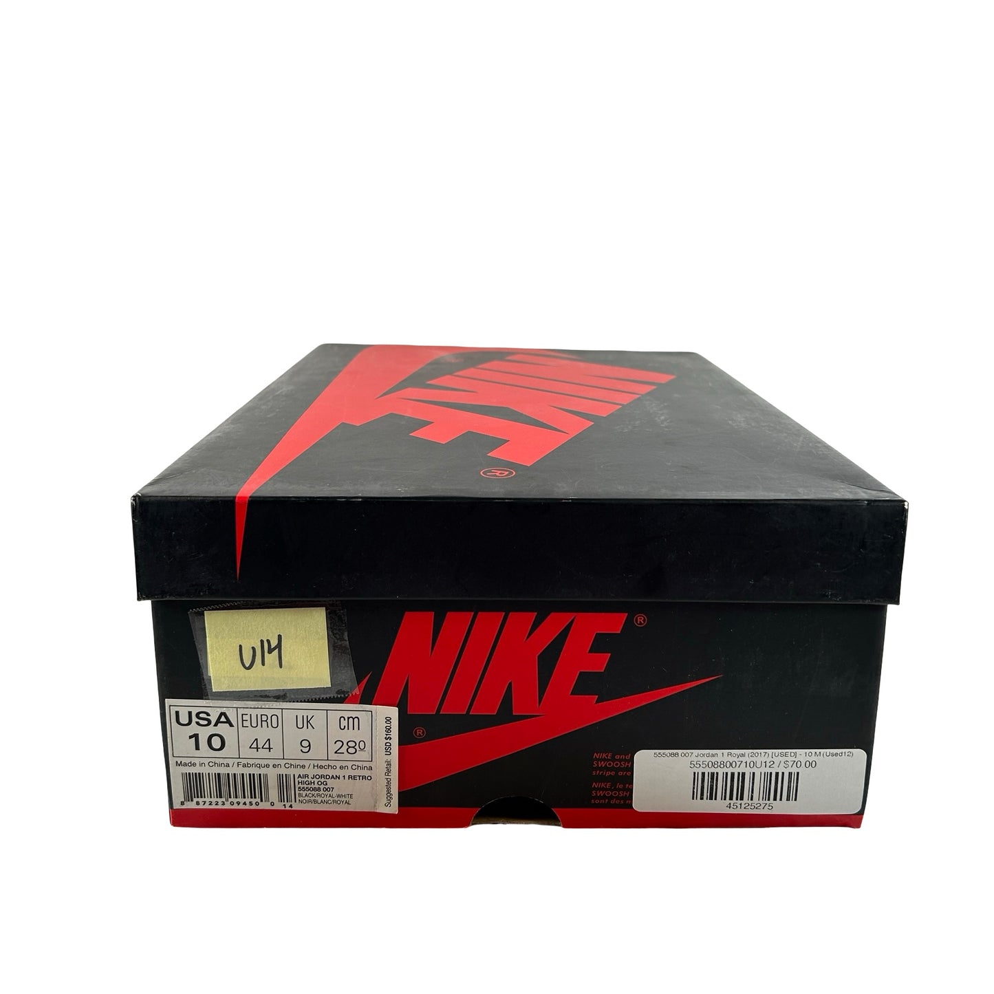 555088 007 Jordan 1 Royal (2017) [USED] - 10 M (Used14)