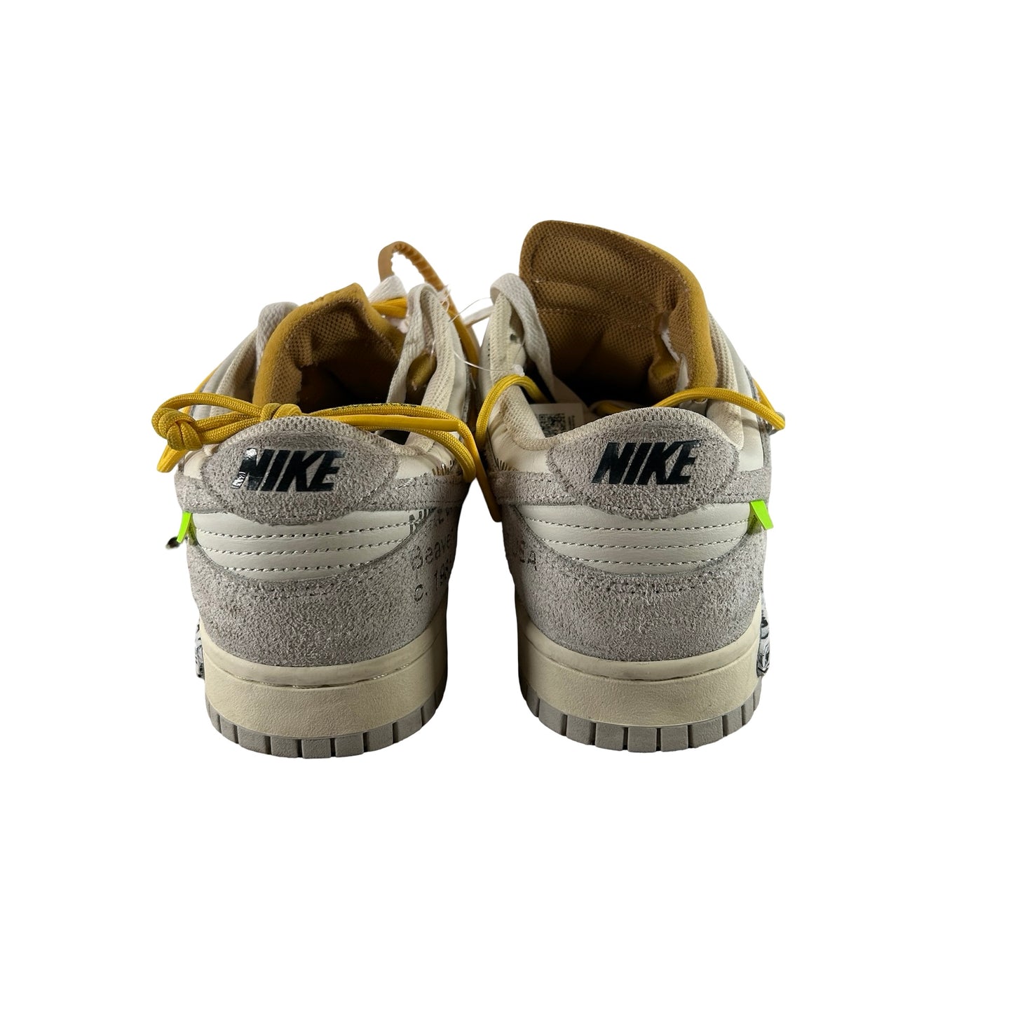 DJ0950 109 Nike Dunk Low Off-White Lot 39 [USED] - 9 M (Used)
