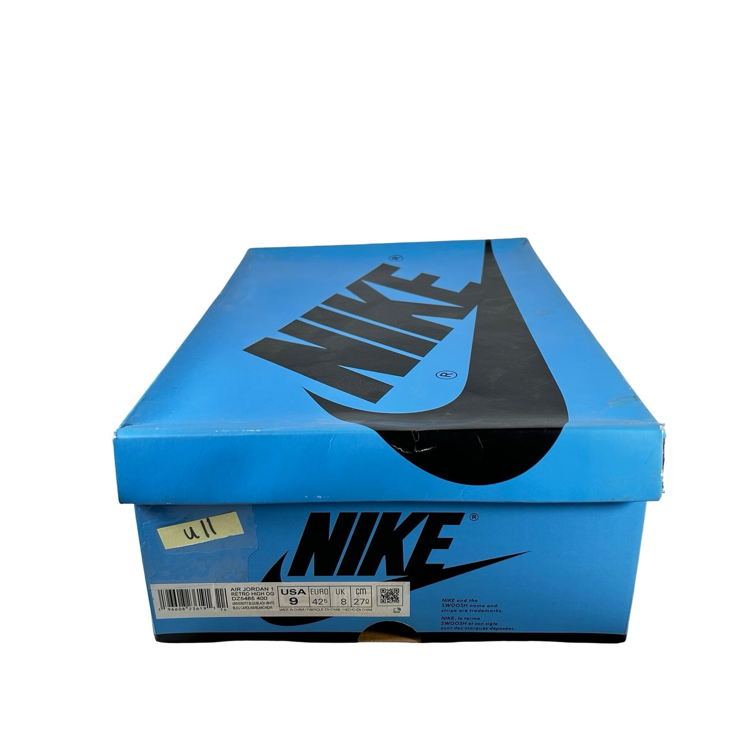 DZ5485 400 Jordan 1 Retro High OG UNC Toe [USED] - 9 M (Used11)