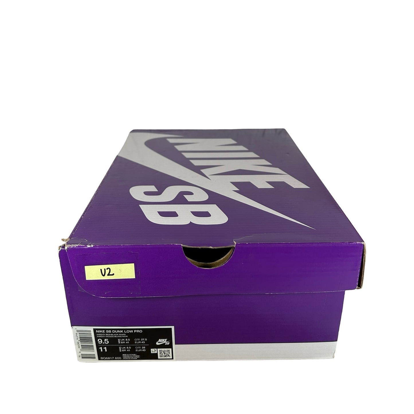 BQ6817 600 Nike SB Dunk Low J-Pack Chicago [USED] - 9.5 M (Used2)