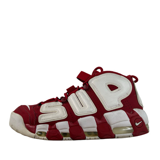 902290 600 Nike Air More Uptempo Supreme Suptempo Red [USED] - 10 M (Used)