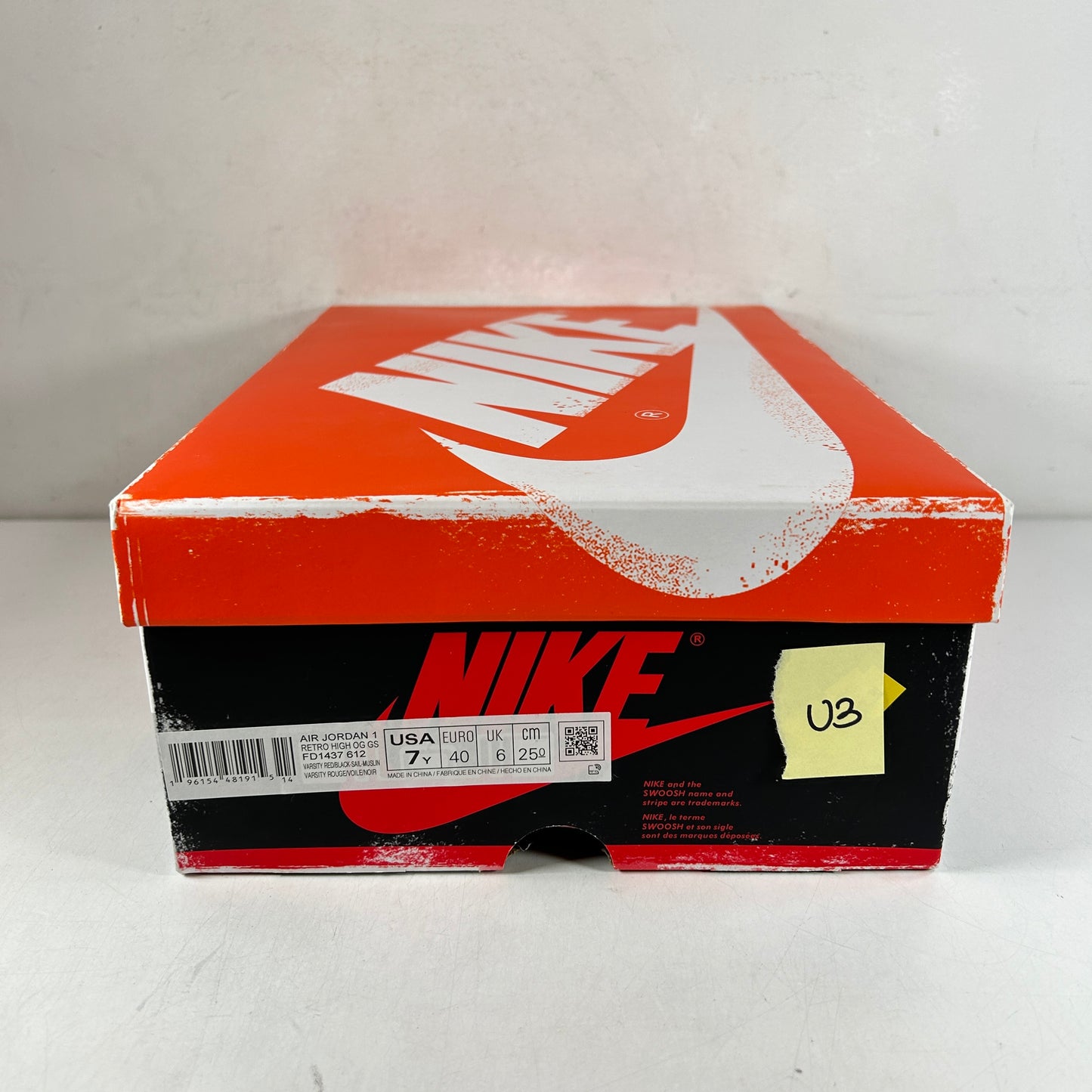 FD1437 612 Jordan 1 Retro High OG Chicago Lost and Found (GS) [USED] - 7 Y (Used3)