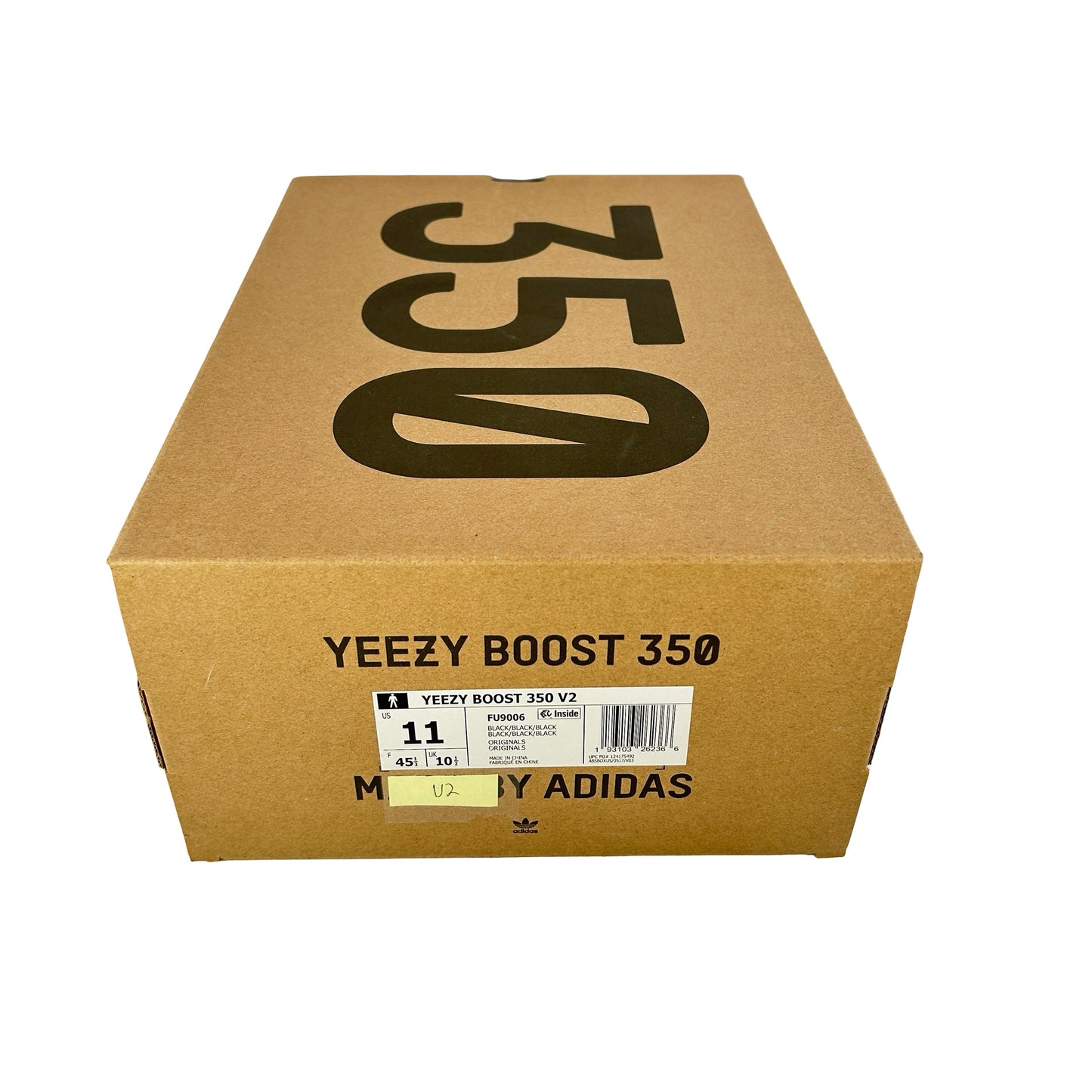 FU9006 adidas Yeezy Boost 350 V2 Black (Non-Reflective) [USED] - 11 M (Used2)