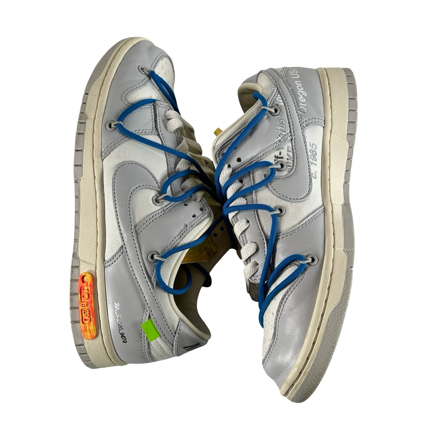 DM1602 112 Nike Dunk Low Off-White Lot 10 [USED] - 9 M (Used)