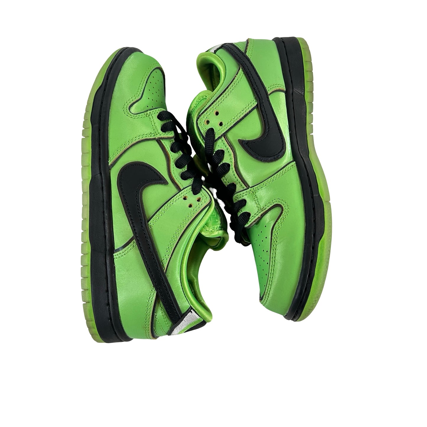 FZ8319 300 Nike SB Dunk Low The Powerpuff Girls Buttercup [USED] - 5 M (Used)