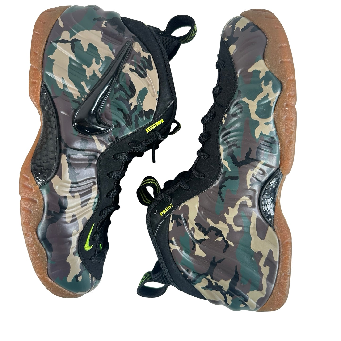 587547 300 Nike Air Foamposite Pro Army Camo [USED] - 8.5 M (Used)