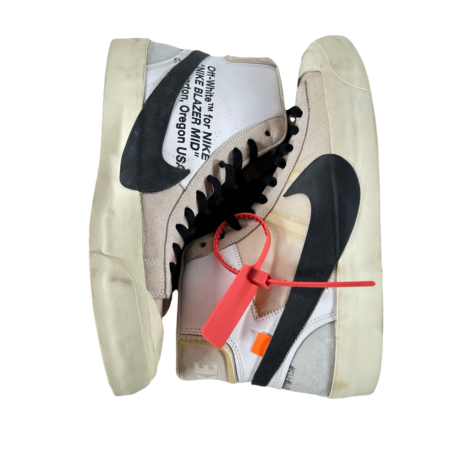 AA3832 100 Nike Blazer Mid Off-White [USED] - 11.5 M (Used) (No Box)
