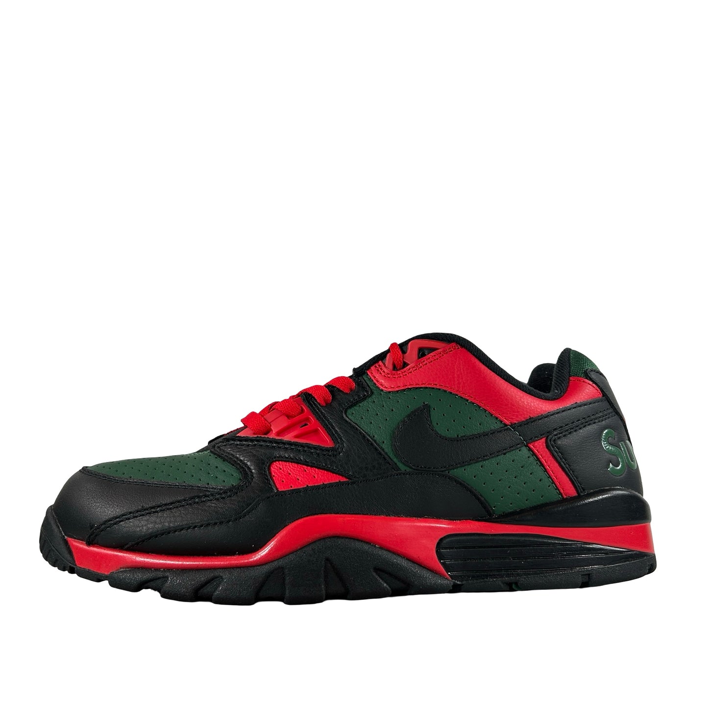CJ5291 001 Nike Cross Trainer Low Supreme Black Green Red [USED] - 12 M (Used)
