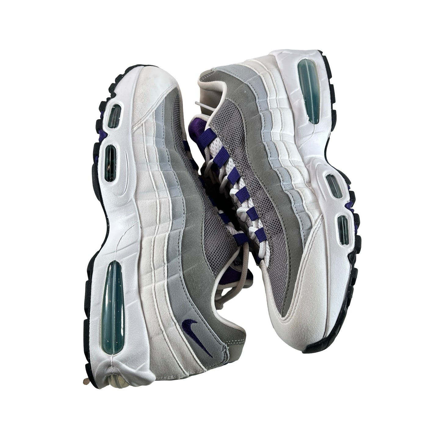 HJ5996 100 Nike Air Max 95 OG Big Bubble Grape (Women's) [USED] - 11.5 W (Used) (No Box)