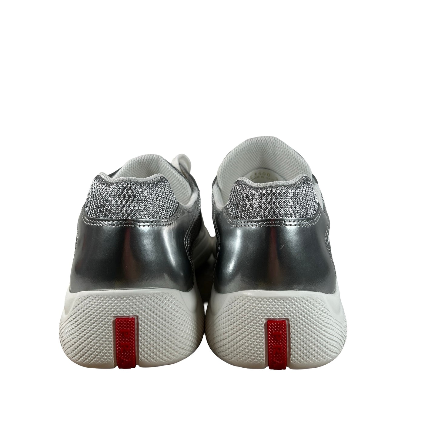 4E3400 3LNG F0JEI F G000 Prada America's Cup Metallic Silver