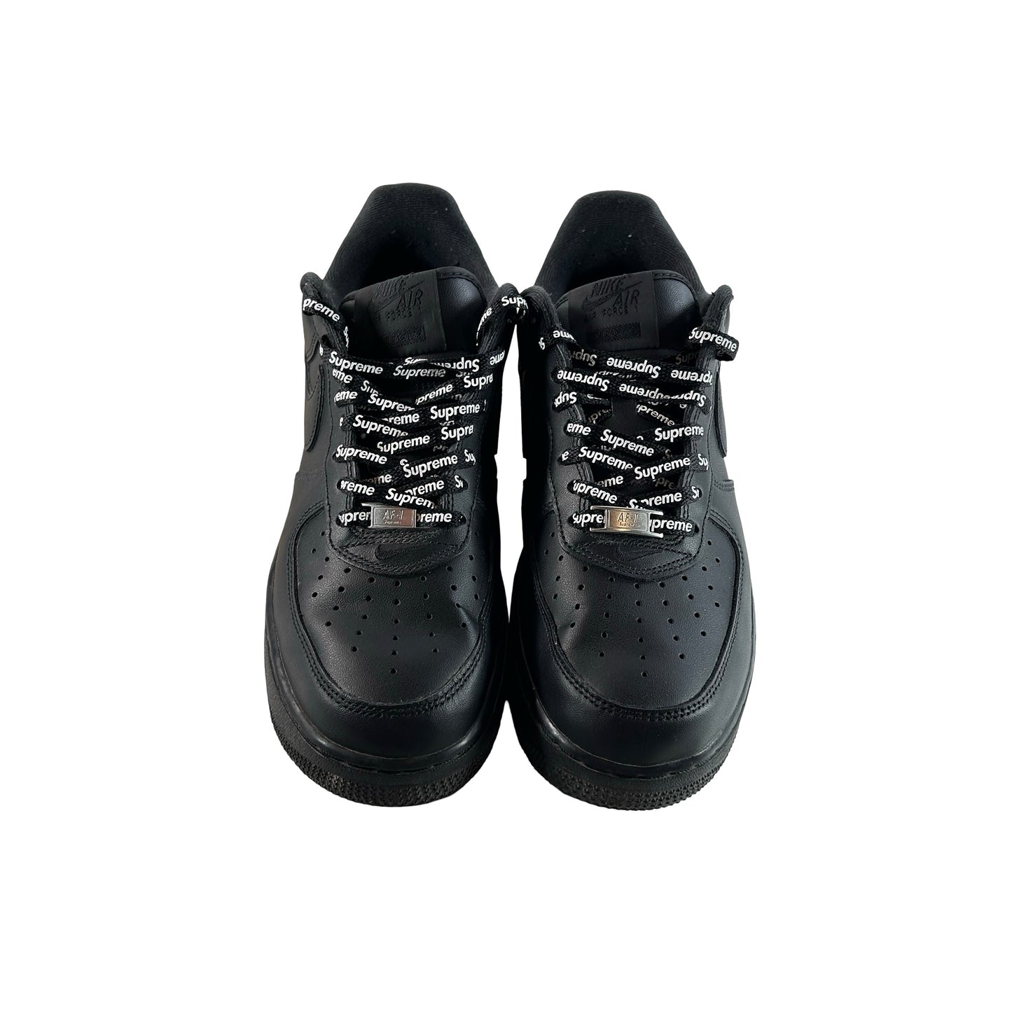 CU9225 001 Air Force 1 Low Supreme Black [USED] - 9.5 M (Used3)