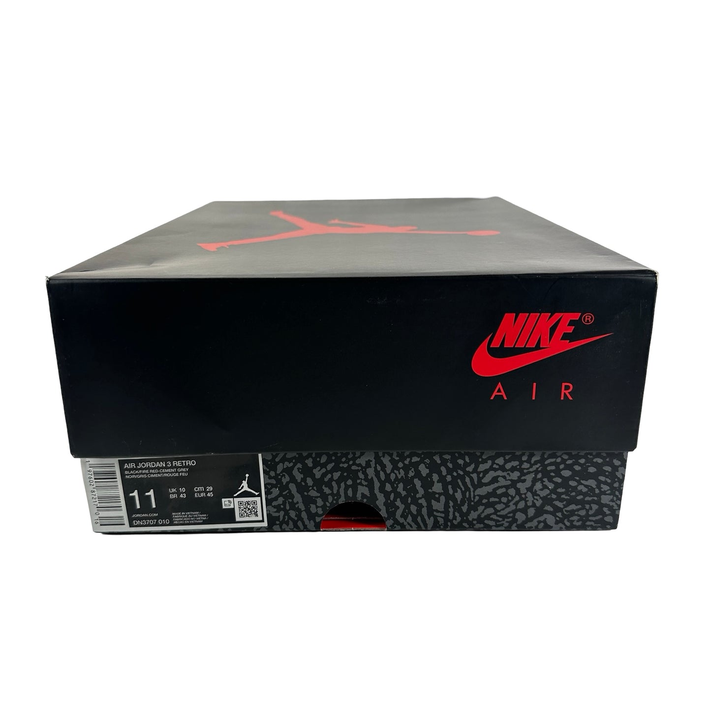DN3707 010 Jordan 3 Retro Black Cement Reimagined (2024) [USED] - 11 M (Used)