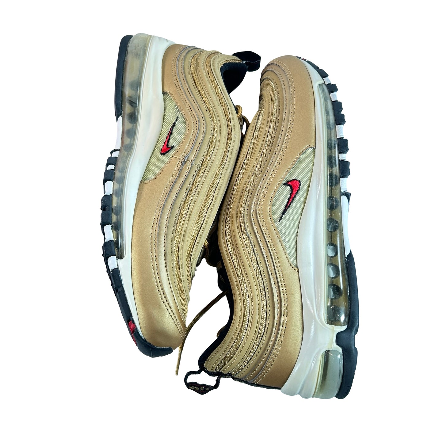 884421 700 Nike Air Max 97 Metallic Gold (2017/2018) - 10 M (Yellowing)