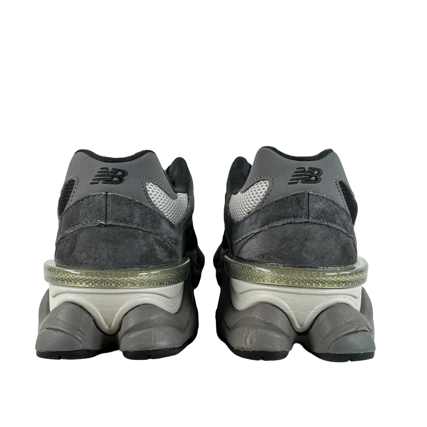 U9060BLK New Balance 9060 Black Castlerock Grey [USED] - 10.5 M (Used)