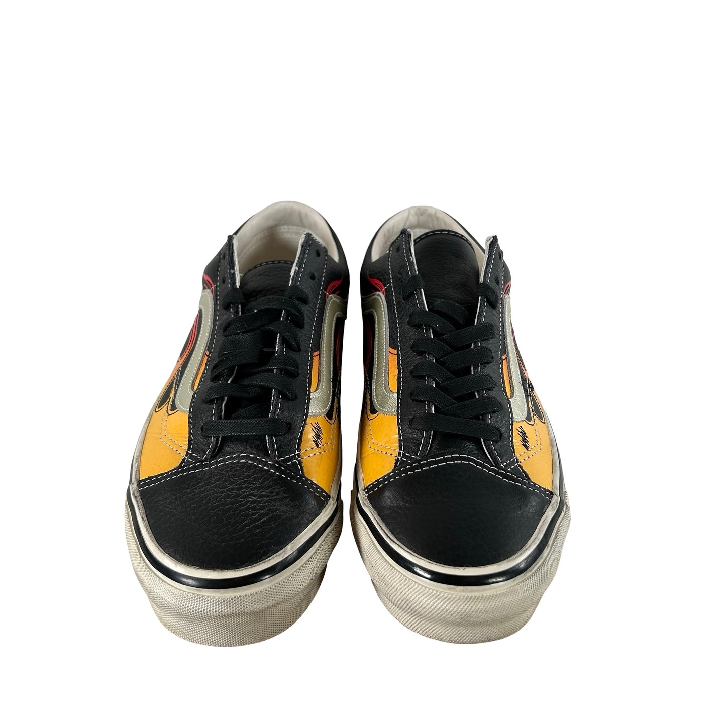 VN000D9RCJK Vans LX Old Skool Archive Flame Black [USED] - 11.5 M (Used)