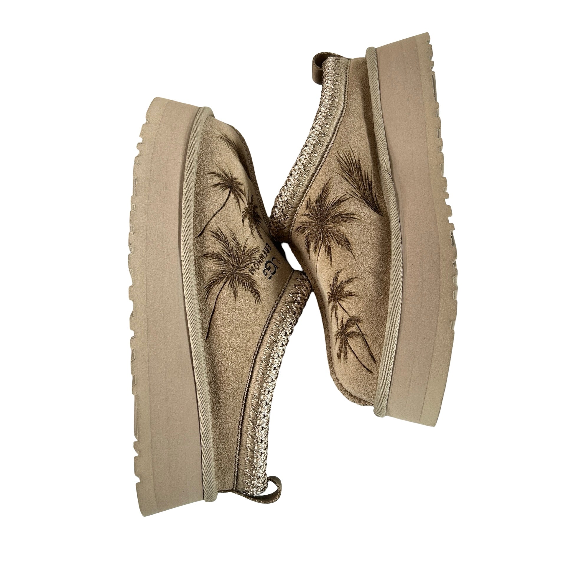 JonBoy x UGG Tazz Slipper Mustard Seed Erewhon Palm Trees (Women's