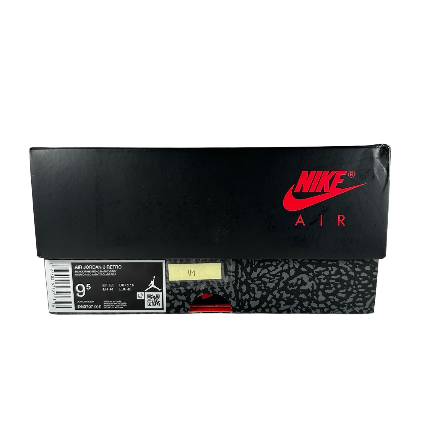 DN3707 010 Jordan 3 Retro Black Cement Reimagined (2024) [USED] - 9.5 M (Used4)
