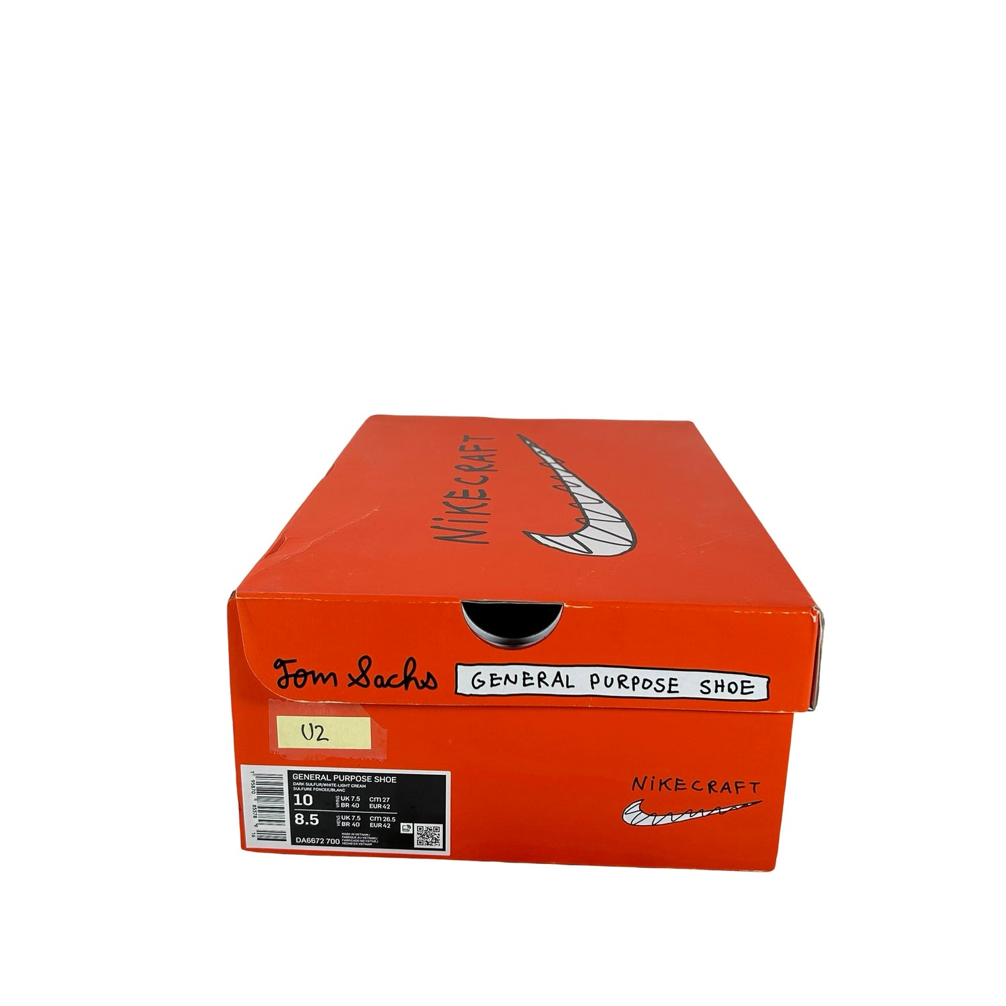 DA6672 700 NikeCraft GPS Tom Sachs Archive Dark Sulfur [USED] - 10 W (Used2)