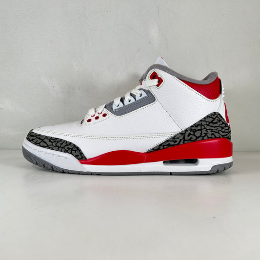 DN3707 160 Jordan 3 Retro Fire Red (2022) [USED] - 8 M