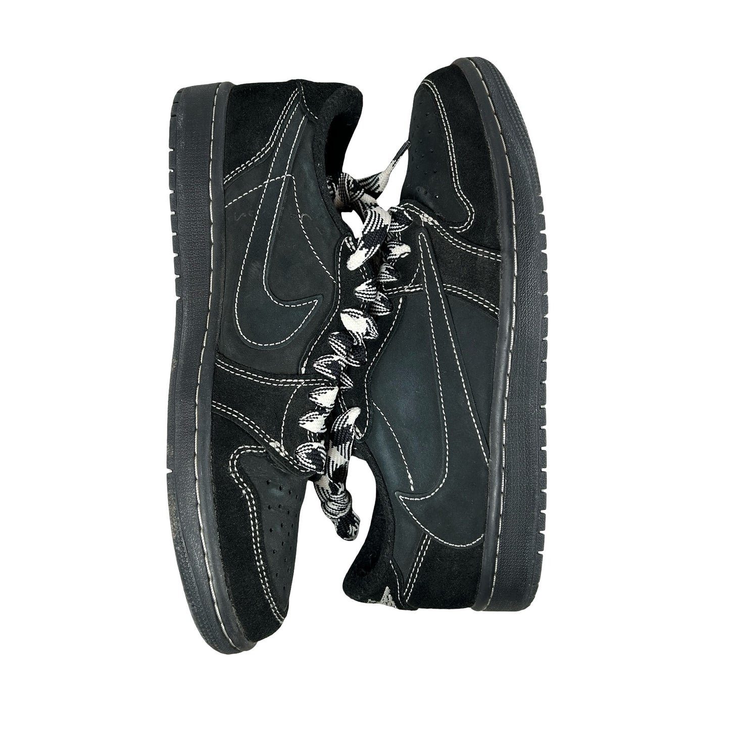 DM7866 001 Jordan 1 Retro Low OG Travis Scott Black Phantom [USED] - 8 M (Used6)