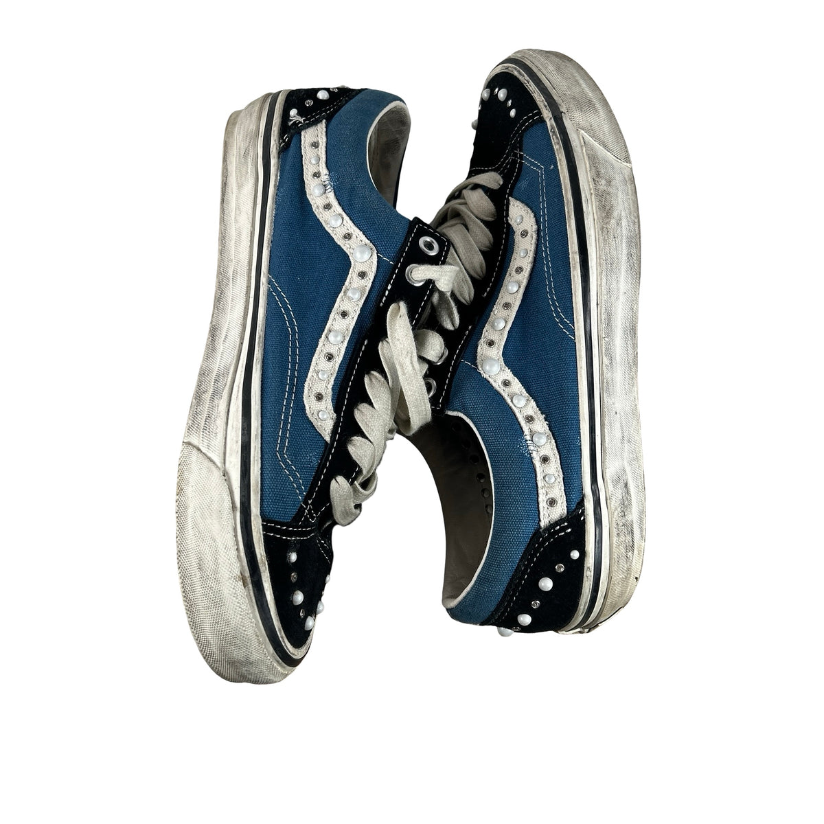 VN000E8VYA6 Vans LX Old Skool 36 Pearlized Pack Black Navy [USED] - 10 M (Used5)