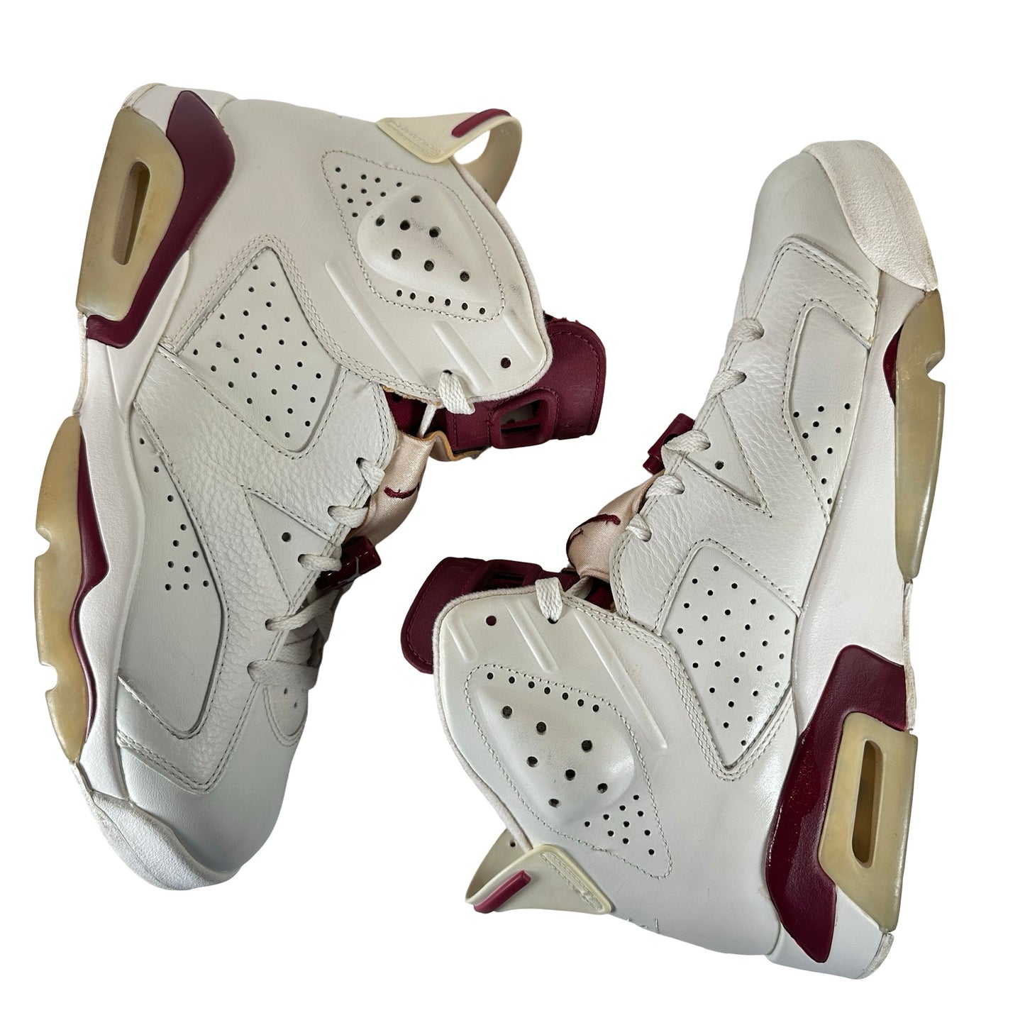 384664 116 Jordan 6 Maroon [USED] - 9.5 M (Used) (No Box)