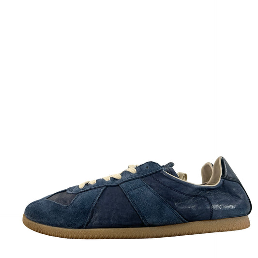 S57WS0557 Maison Margiela Replica Soft Sneakers Navy [USED] - EU 45 (Used)