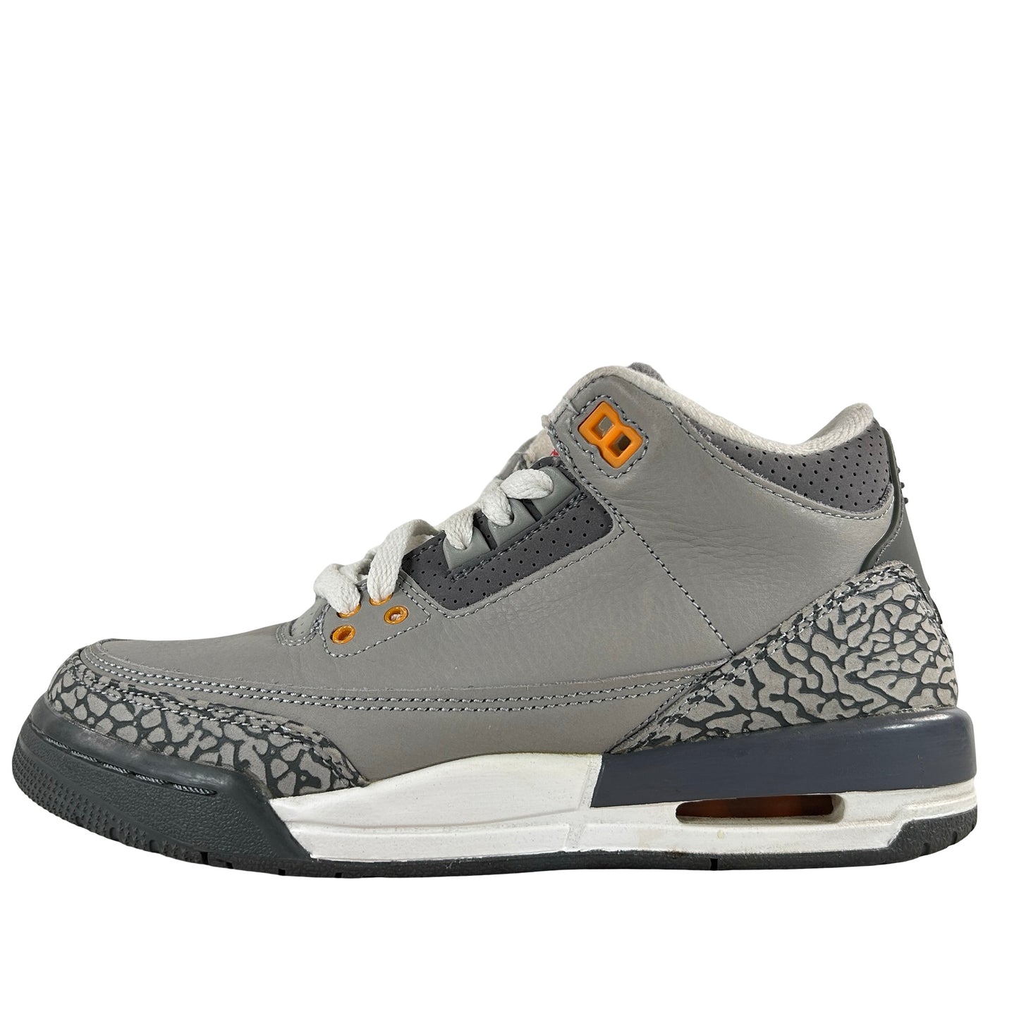 398614 012 Jordan 3 Retro Cool Grey (2021) (GS) [USED] - 6 Y (Used) (No Box)