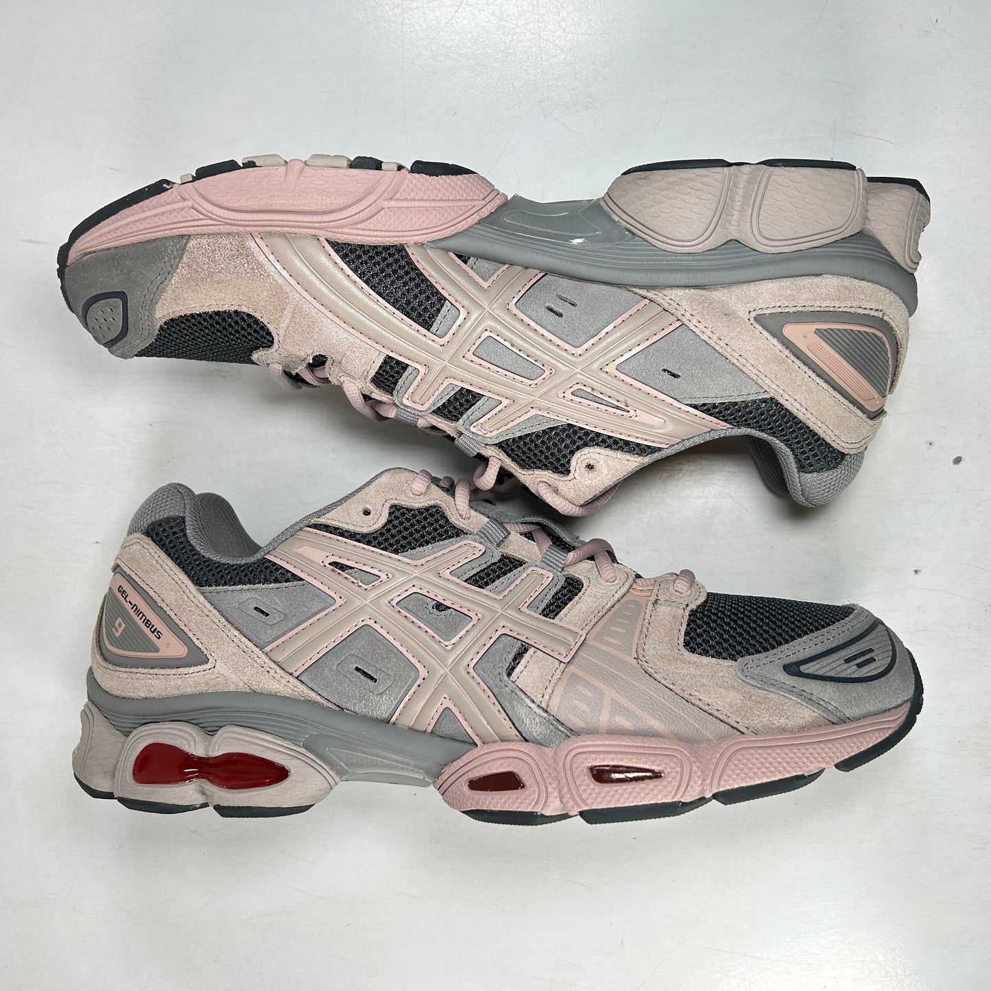 1201A584 021 ASICS Gel-Nimbus 9 Obsidian Grey Moonrock [USED] - 12 M (VNDS)
