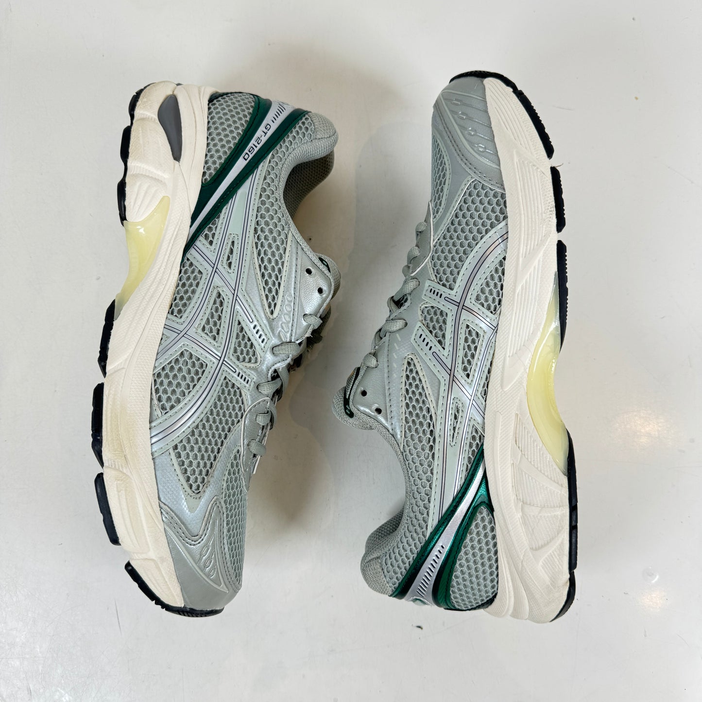 1203A275 022 ASICS GT-2160 Seal Grey Jewel Green [USED] - 9.5 M (Used) (Replace Box)