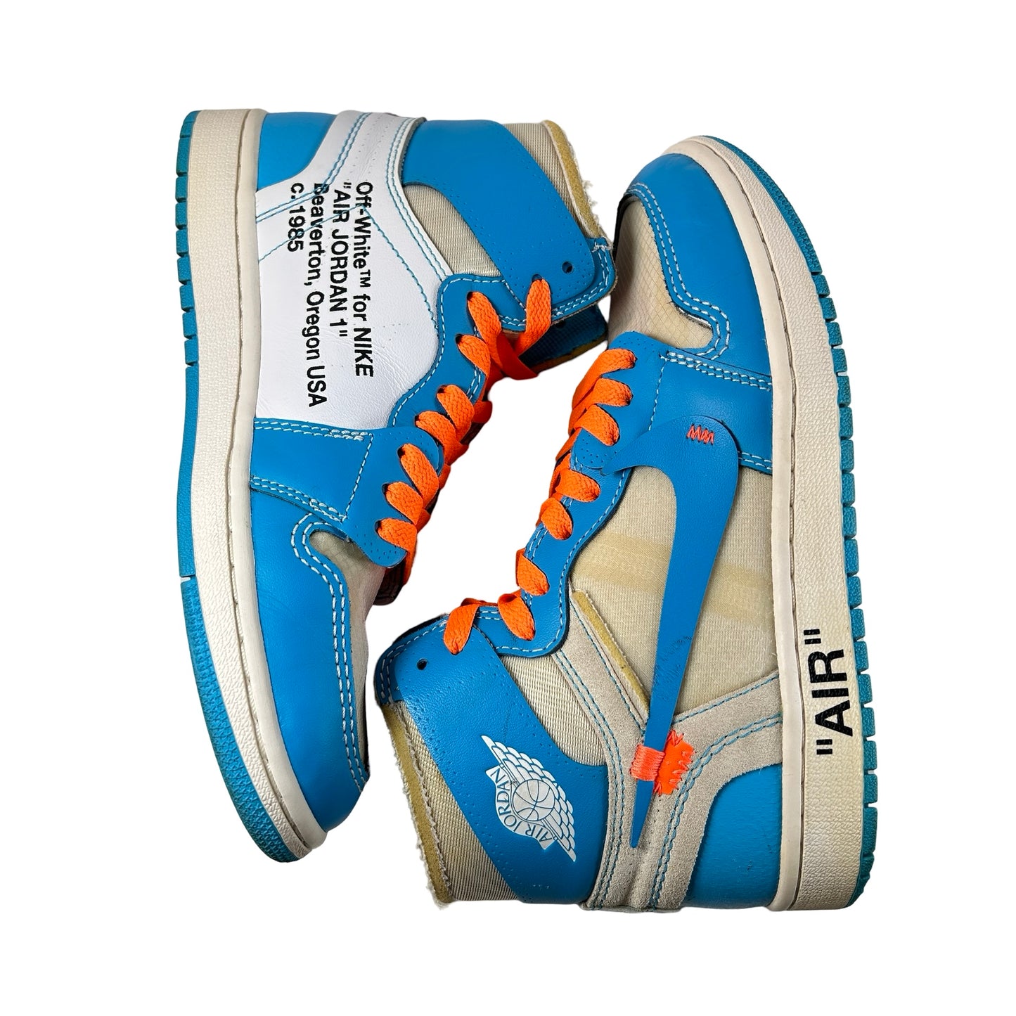 AQ0818 148 Jordan 1 Retro High Off-White UNC [USED] - 6.5 M (Used)