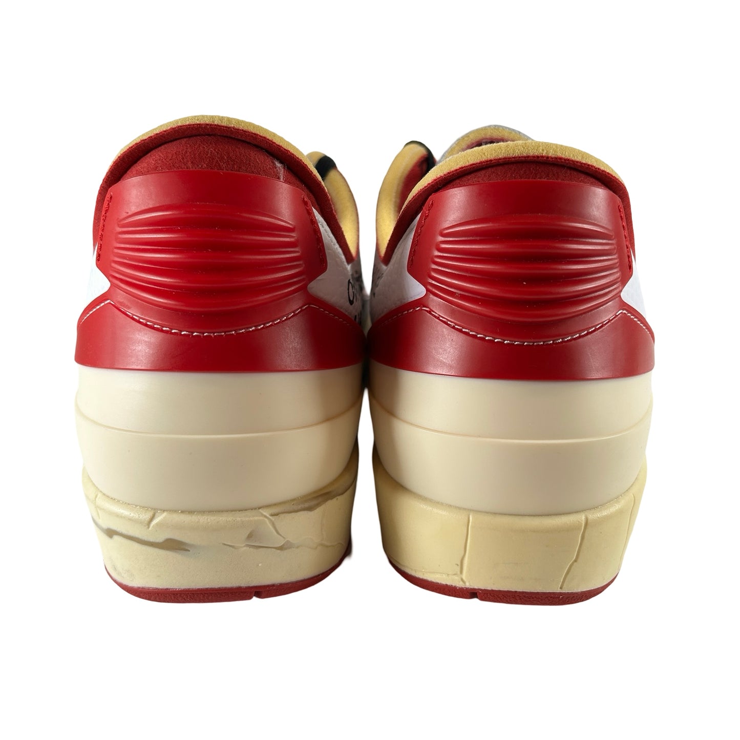 DJ4375 106 Jordan 2 Retro Low SP Off-White White Red [USED] - 10.5 M (Used)