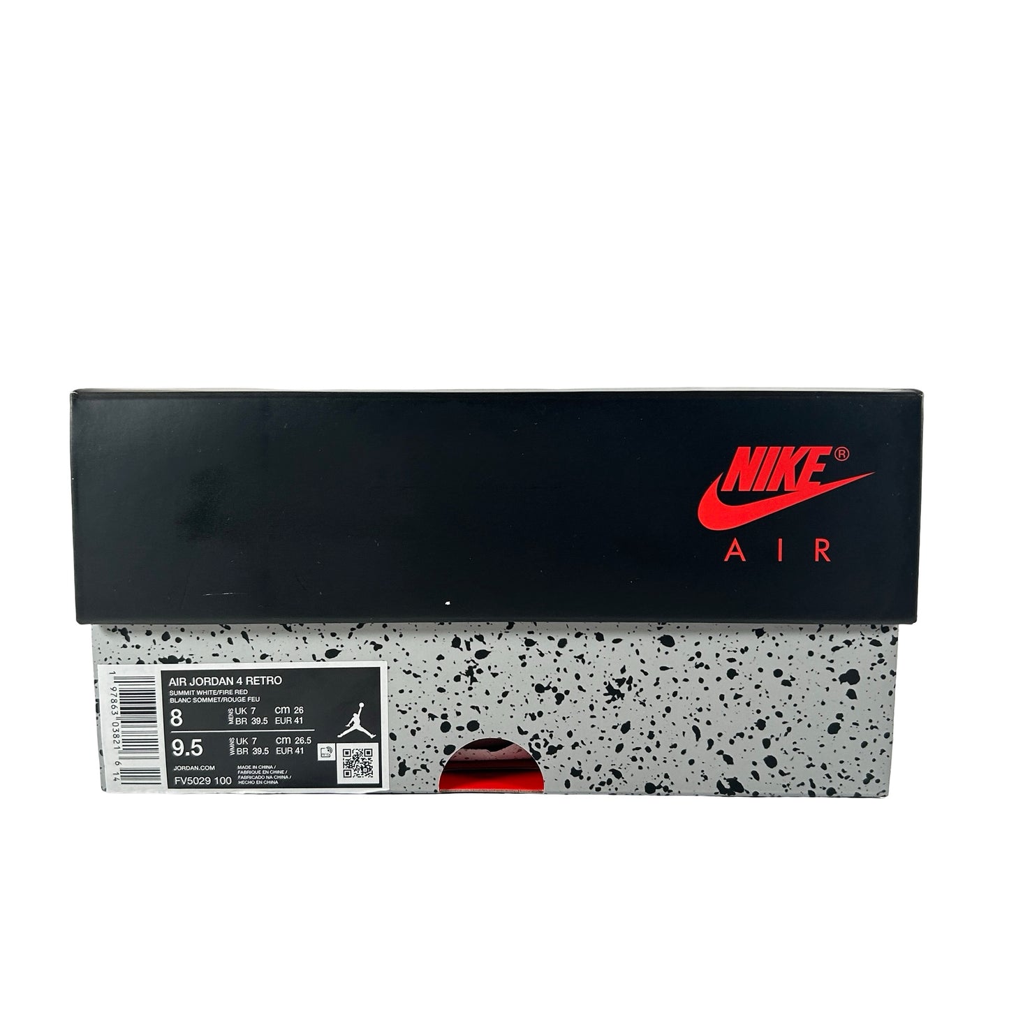 FV5029 100 Jordan 4 Retro White Cement (2025) [USED] - 8 M (Used)