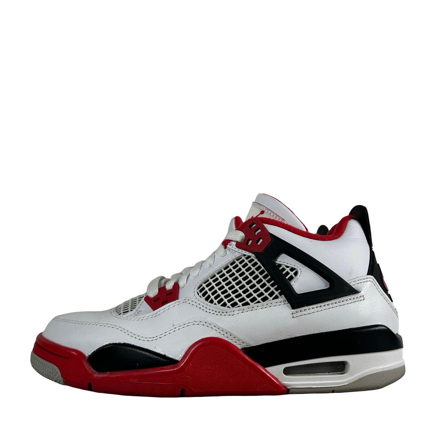 408452 160 Jordan 4 Retro Fire Red (2020) (GS) [USED] - 5.5 Y (Used2) (No Box2)