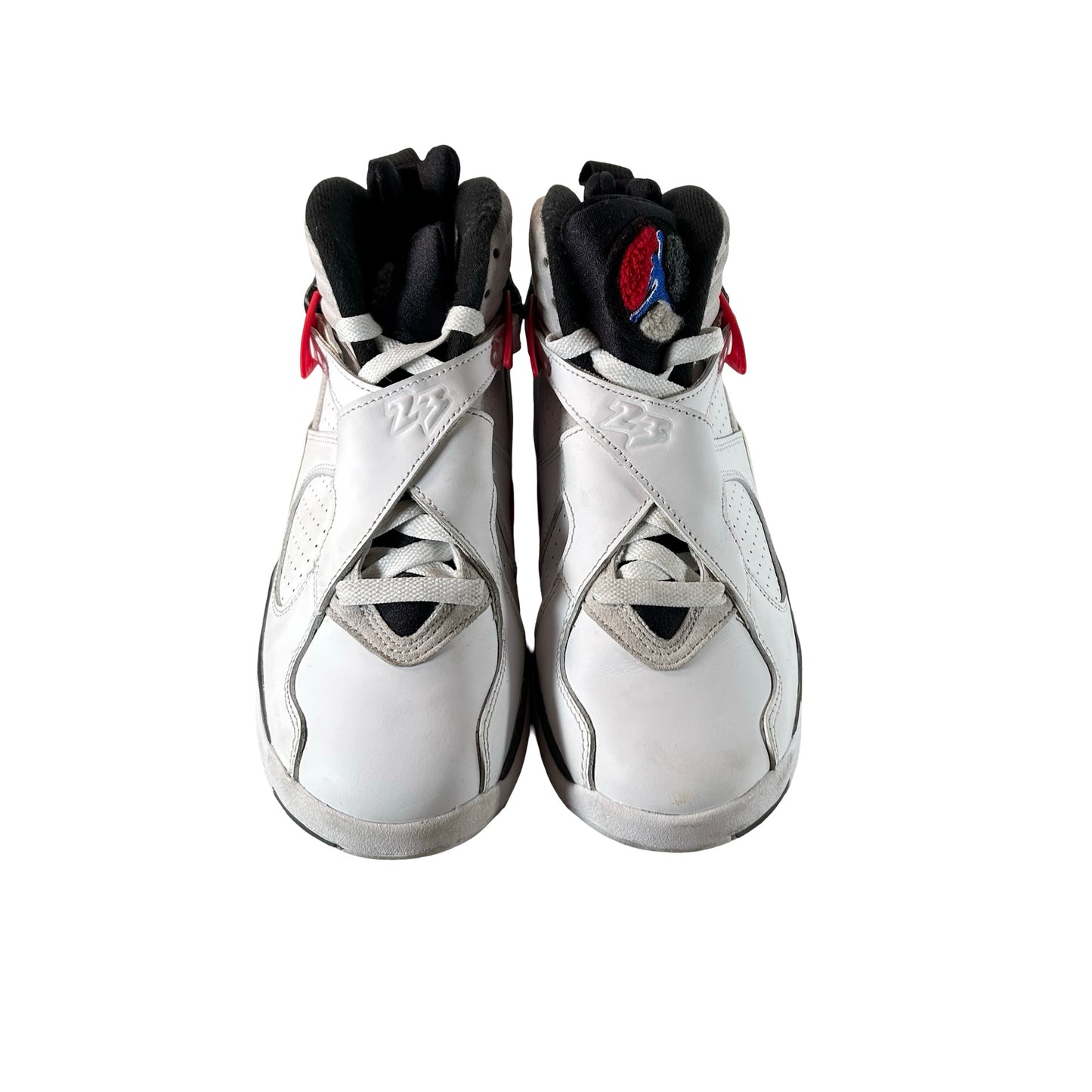305368 100 Jordan 8 Retro White True Red (2025) (GS) [USED] - 4.5 Y (Used)