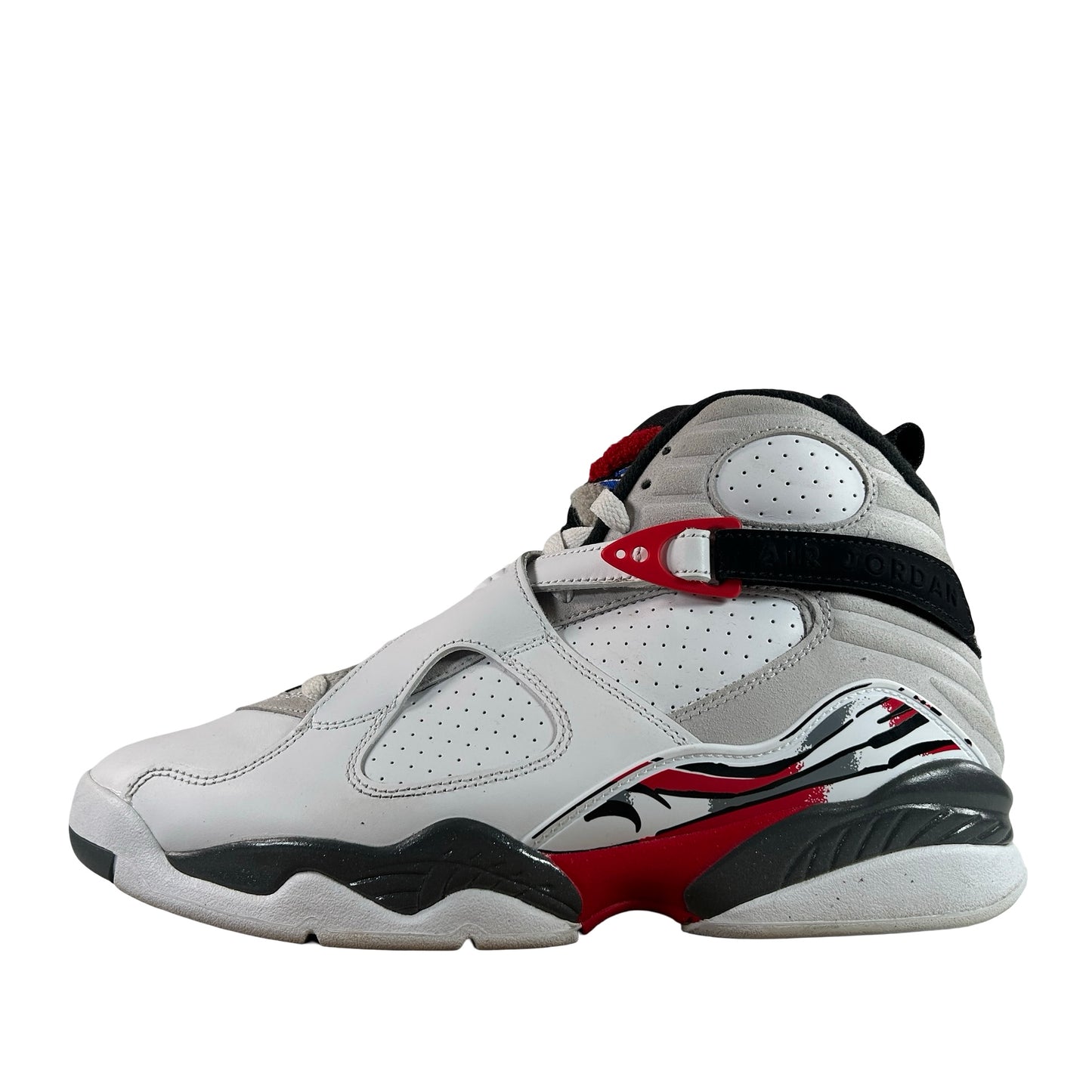305381 100 Jordan 8 Retro White True Red (2025) [USED] - 9 M (Used4)